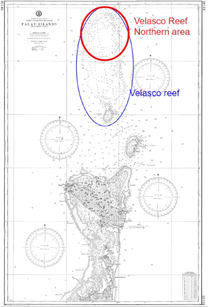 ベラスコリーフの海図