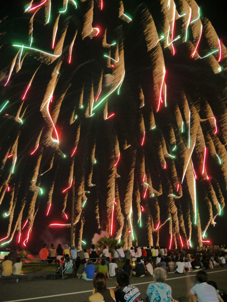 底土の花火大会