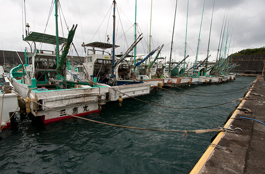 漁船の台風対策
