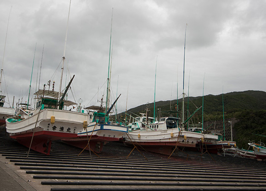 漁船の台風対策