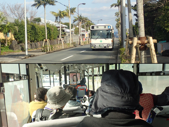 バスの外観と車内