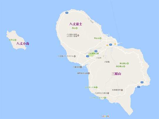 八丈島マップ