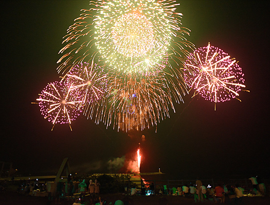 底土海岸にて