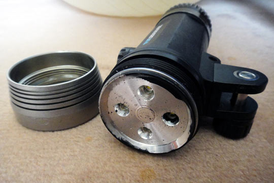 ライト部が水没したっぽいFIX LED500 DX ライト部が水没したっぽいFIX LED500 DX