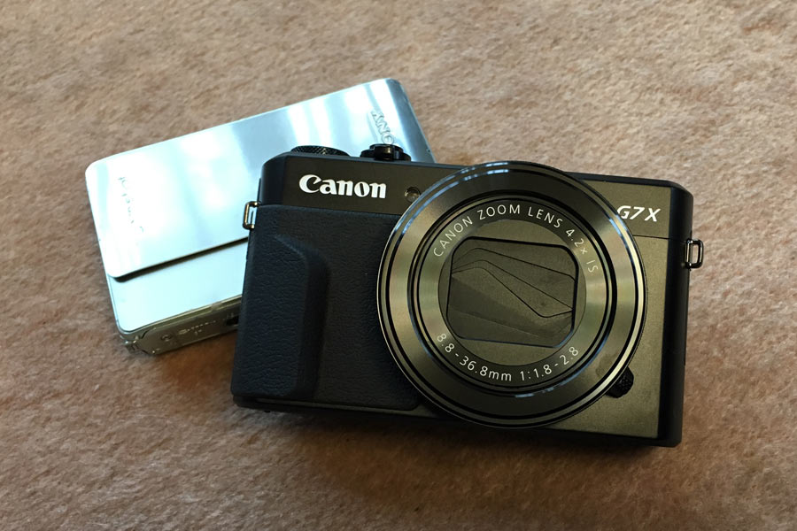 Canon PowerShot G7X Mark IIとSONY DSC-TX5 Canon PowerShot G7X Mark IIとSONY DSC-TX5