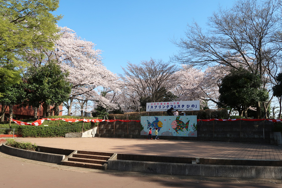 「スプリングフェスタひの」の会場