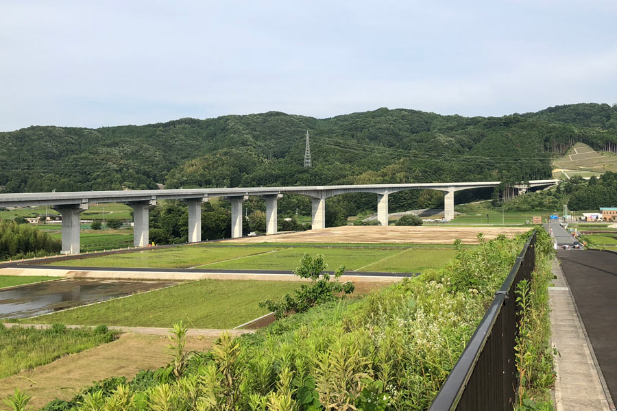 狩野川を渡る高架橋