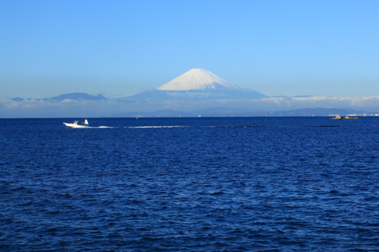 セッティングするスペースから見る富士山 セッティングするスペースから見る富士山
